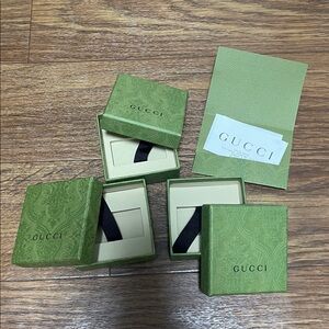 Gucci Green Jewelry Gift Boxes